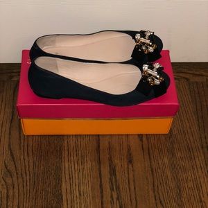 Kate Spade Juno navy flats